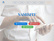 Tablet Screenshot of namisite.com